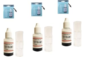 AcquaHOME Kit di 3 Pezzi IPT DUREZZA Acqua REAGENTE Unico per MISURARE Il CALCARE ADDOLCITORE - MONOCOMPONENTE - 3 Pezzi