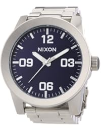 Nixon A3461258-00 - Reloj analógico para caballero de acero inoxidable azul