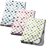  Babydecke/Kuscheldecke grün aus 100% Bio-Baumwolle. Atmungsaktiv, pflegeleicht, kuschelig weich. Größe 75x100 cm, Geschenkschachtel inklusive, GOTS zertifiziert.