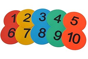 Eco Walker 20 cm nummeriert Flacher Floormarker Makierungsscheiben Set