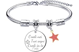 VZIUYTRE Amica Regalo Bracciale,Donna Braccialetti,Regalo Migliore Amica Donna AmiciziaLa vera amicizia Regalo di Laurea, Regalo di Compleanno