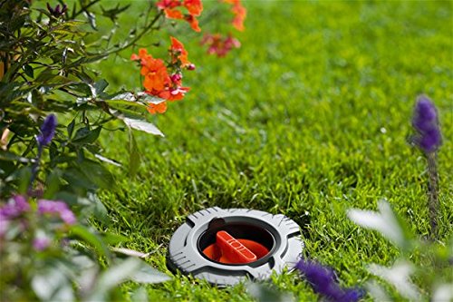 Gardena 2724-20 Regulier- und Absperrdose, mit versenkbarem Kugeldeckel, Schmutzsieb entnehmbar, Breiter Rand, manuelle Regulierung (3/4“ Außengewinde, Reddot Design Award 2010) - 3
