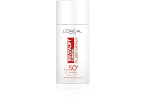 L'OREAL PARIS L'Oréal Paris Fluido Anti-UV Revitalift Clinical, SPF 50+, Protezione Molto Alta, Con Vitamina C Antiossidante, 50 ml