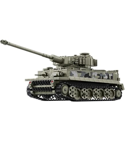 Buildarmy WW2 German King Tiger (Tiger II) Building Block Model