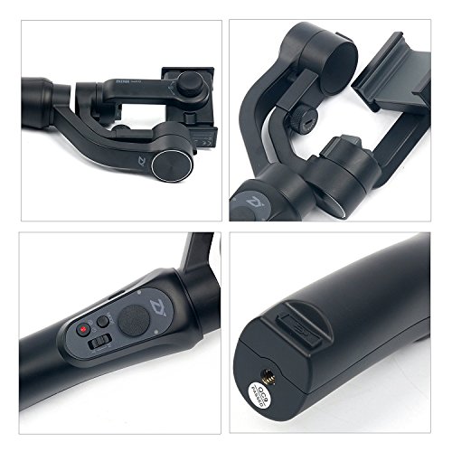 Zhiyun smooth-q 3Â assi palmare Gimbal per smartphone fino a 15,2Â cm no more contrappeso, liberamente interruttore standard/verticale shooting, 8HRS run-time, bottoni a photo/record/Zoom in/out