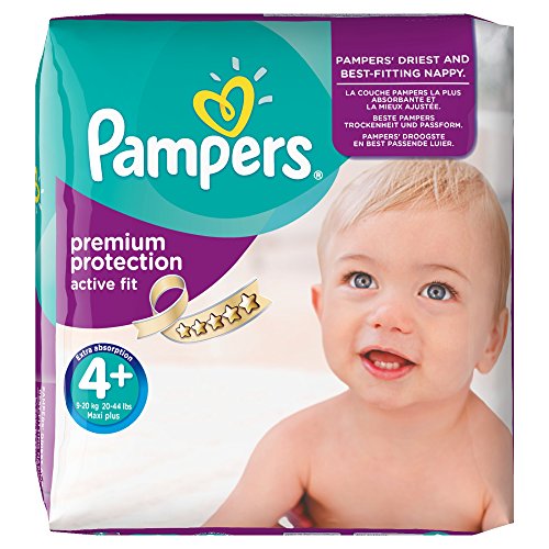 Pampers Active Fit Size 4+ (Maxi+) Monthly Pack - 140 Nappies