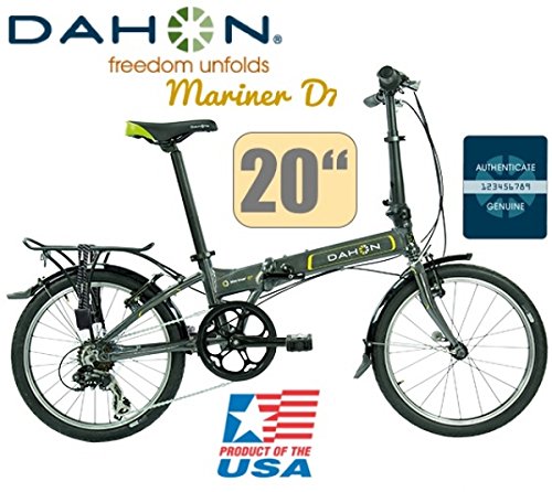 Preisvergleich Produktbild DAHON MARINER D7 Uni 7-Gang graphite / 20Zoll / DeluxeSet