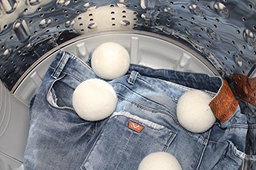 Trocknerbälle für Wäschetrockner aus Wolle von i-Gruv, 6er Set, für schonende Daunenpflege, senkt Stromverbrauch und ist gleichzeitig ökologischer Weichspüler, auch ideale Geschenkidee zu Babykleidung oder Windeln aus Stoff, sparen Sie jetzt! - 5