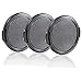 Produktbild 52mm Objektivdeckel, CAM-ULATA 3 Stücke Seitlich Pinch Snap-on Objektivdeckel Abdeckung Objektivkappen mit Halteband und Mikrofaser Reinigungstuch für Nikon, Canon, Sony und Andere DSLR Kameras