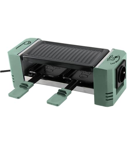 Raclette 2 Personnes Connectable Livoo - Pierre Naturelle, 450W, Design Compact Rouge - 10