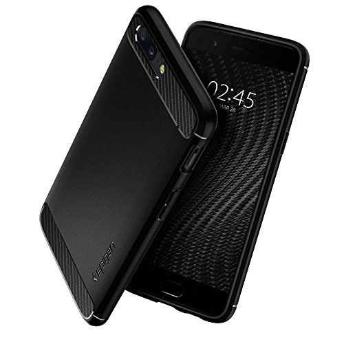 Spigen OnePlus 5 Case Rugged Armor Black - Fundas para tel  fonos m  viles