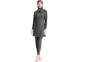 ABEUTY Muslim Swimsuit for Women Modest Swimwear Burkini Full Suit Plus Size Islamic Hijab Swimming Costume