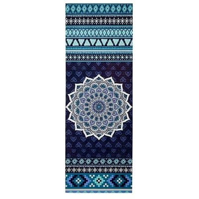 Chastep Tapis de sol pour pilates et fitness PVC Tapis de yoga,Pilates, Gymnastique 183×61×0.6 cm (OrionBlue)