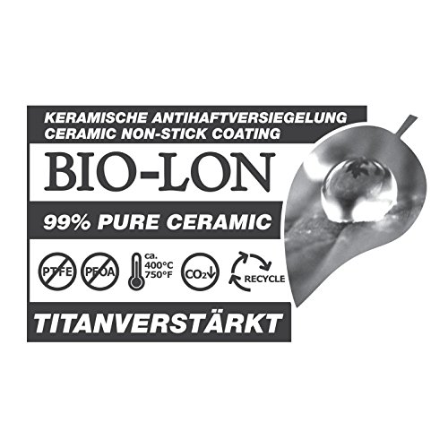BEEM Vitatherm, 4.0 + 6.0 L Schnellkochtopf mit Einhandbedienung und Marathon BIO-LON Ceramic Antihaftversiegelung, Edelstahl - 12