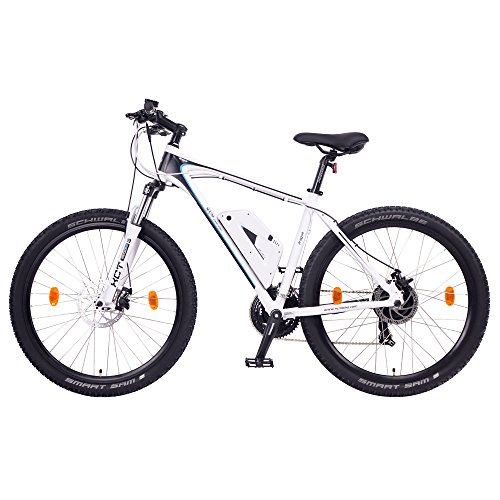 NCM Prague 26 Zoll Elektrofahrrad Mountainbike E-MTB E-Bike,Pedelec ALU 36V 250W Li-NCM Akku mit 13Ah,weiß,schwarz - 4