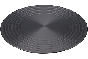 FACULX Diffuseur de chaleur pour cuisinière à gaz de 4 cm en aluminium, réducteur de flamme, plateau de décongélation rapide, plaque de mijotage multifonctionnelle