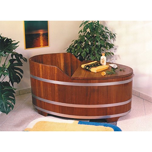 Preisvergleich Produktbild Achleitner Badewanne Holzwanne ALFA aus Kambalaholz 452