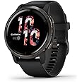 Garmin Venu 2, Smartwatch AMOLED 1,3", Cassa da 45mm, Autonomia 11 giorni, Garmin Pay, Musica, +25 Sport, GPS, Cardio, SpO2 (