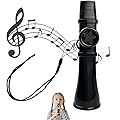 UIEXAY Kazoo Instruments, sonorité et vibrations uniques, Excellent son pour Guitare, Ukulélé, Violon, Clavier de Piano, pas Besoin de Membranes (Noir)