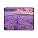Produktbild WOCNEMP Lavendelfeld Sonnenuntergang Linien Tragbare Und Faltbare Deckenmatte 60x78 Zoll Handliche Matte Für Camping Picknick Strand Indoor Outdoor Reise