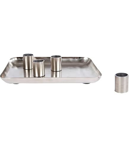 4er Set Kerzenhalter Magnetisch – Mattgold, Mattgrau Oder Mattschwarz – Ø 2,3 X 4 Cm – Für Stabkerzen, Tischdeko & Adventskranz