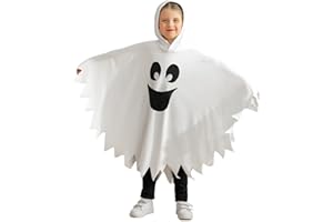 Savlot Toddler Ghost Costume Kids Halloween Wizard Cloak Pumpkin Cape Cloaks Children Boy Girl Cosplay Party Costume Robe Fancy Dress Costume