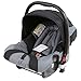 i-Safe System - Grey Trio Travel System Pram & Luxury Stroller 3 in 1 Complete With Car Seat + Footmuff + Carseat Footmuff + RainCovers