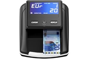 Détecteur de faux billets Euro avec batterie rechargeable,STANEW Détecteur automatique de faux billets,Pour plusieurs devises