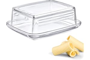 ‎WESTMARK Westmark Butterdose, Dekorativ, Länge: 14,3 cm, Glas, Transparent, 20852260