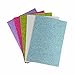 Produktbild Glitter Moosgummi 20x29cm selbstklebend 5 Blatt – 5 Farben