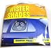 Set of 2 Black Panda Design Twister Sun Blinds/Shades