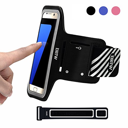 EOTW Brazalete Deportivo para iPhone Sumsang Huawei BQ  Negro Brazalete para 5 5 Pulgadas Universal 