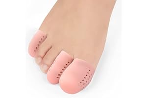 COGANA 14 Pièces Protège Orteils Silicone, Amélioré Protecteurs D’orteil Respirants, Petite Capuchon Orteils, Protège Gros Orteil, Idéal pour Ampoules, Callosités, Cors.