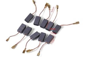 BIlinli 10 Pezzi di Ricambio per spazzole di Carbone per Bosch GWS 580 GWS 850 C GWS 7-115 GWS 8-125 GWS 9-150CS GWS6-100 D11