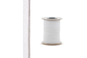 Steigner Cordón de Sellado Cerámico SKD01-25 3 m, 25x25 mm, Blanco Puede Soportar Temperaturas de hasta 1260°C