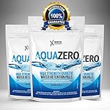 Aqua Zero Pills Water Retention Bloating, Diuretic, Diet Detox Tablets