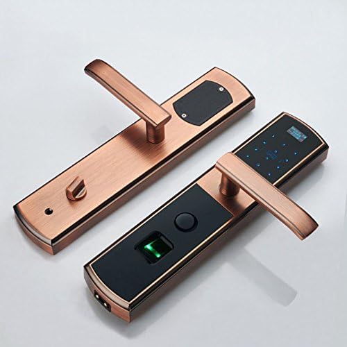S Cerradura Villa Hotel Intelligent Fingerprint Door Lock Electronic Door Lock Anti - Theft Fingerprint Lock,A
