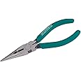 Long Nose Pliers (160mm) with Integral Wire Cutting Jaws + Wire Stripping Hole. Made in Japan. ENGINEER pr-36