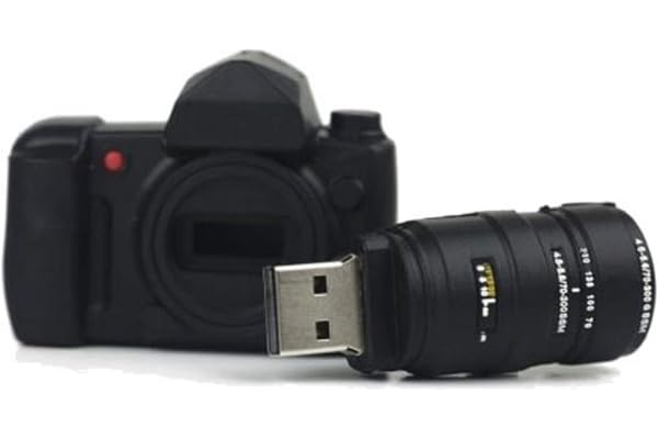 Ulticool Caméra USB Flash Drive 16 Go – mémoire Stick Stockage de données – Pendrive – Noir