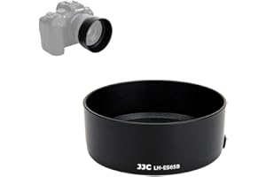 JJC ES-65B Parasol de Bayoneta para Objetivo Canon RF 50 mm F1.8 STM con Cámara EOS R R5 R6 RP Ra, Repuesto para Canon ES-65B
