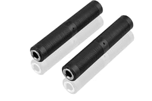 S SIENOC 2X Adaptador de Audio Estereo Jack 6.35mm Hembra a Jack 6.35mm Hembra