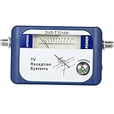 HUIOP Signal Finder, DVB-T Digital Satellite Signal Finder Meter Aerial Terrestrial TV Antenna with Compass TV Reception Syst