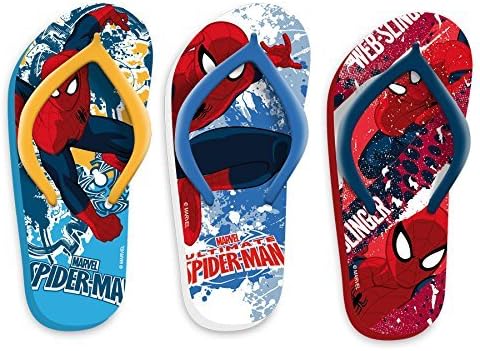 Marvel Avengers Assemble Childrens Character Flio Flops (8-9, Red)