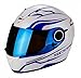 Produktbild Scorpion EXO 490 Luz weiß/blau Motorrad Helm