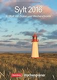 Image de Sylt 2016: Wochenplaner, 53 Blatt mit Zitaten und Wochenchronik
