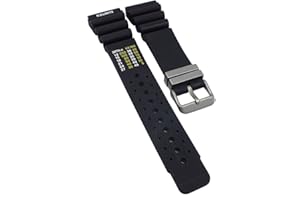 Minott Uhrenarmband Taucherband Ersatzband PU (Polyurethan) 26984S, Stegbreite:22mm