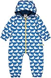 schneeanzug 92  loud + proud Unisex Baby Wasserabweisender Overall Aus Bio Baumwolle, GOTS Zertifiziert Schneeanzug, Blau (Cobalt Cob), 68 (Herstellergröße: 62/68)