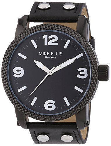 Mike Ellis New York Herren-Armbanduhr XL an:e Analog Quarz Leder SL4316/2 Mike Ellis New York Herren-Armbanduhr XL an:e Analog Quarz Leder SL4316/2