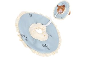 CIKONIELF Hamster Halskragen Schutzkragen für Kleintiere, Meerschweinchen und Kaninchen | Leichtes, elisabethanisches Halsband