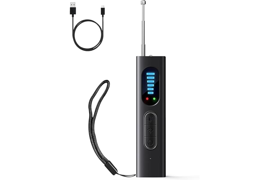 Diseleri Professional Microspie Detector – Bug and Spy Detector with GPS Scan, Hidden Cameras and Devices for Home, Hotel, Office | Spy Safety